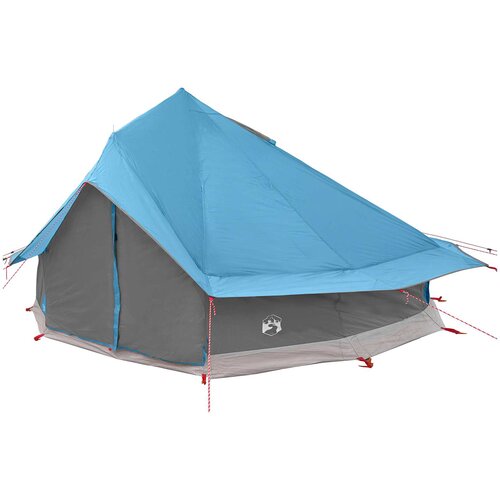 Tipi &amp;scaron;ator s krovom Plava 700 x 700 x 395 cm Poliester i čelik Slike