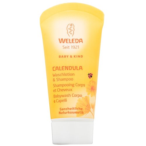 Weleda Baby and Child šampon in gel za prhanje za otroke ognjič 20 ml Cene