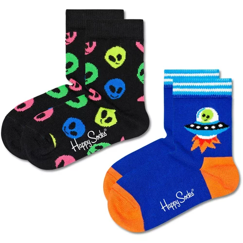 Happy Socks Otroške visoke nogavice KALN02-9300 Pisana