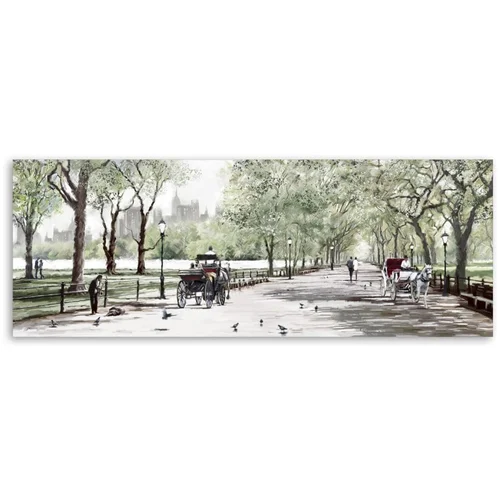 Styler Slika Canvas Watercolor Central Park II, 60 x 150 cm