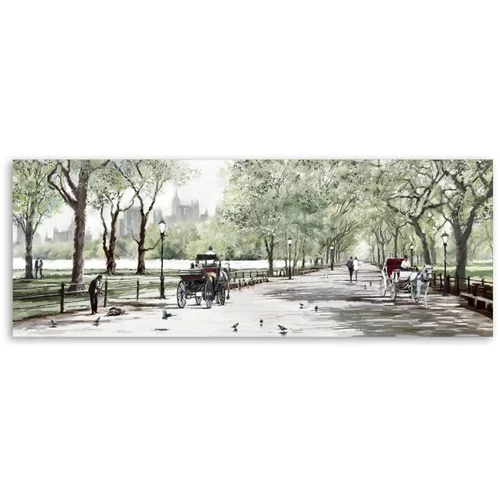 Styler Slika Canvas Watercolor Centralni park II, 60 x 150 cm