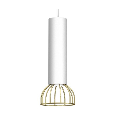 Luster na sajli DANTE 1xGU10/25W/230V bela/zlatna Slike