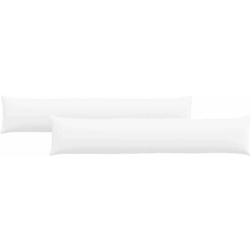 vidaXL Blazine za kavč 2 pcs Bela 200 x 40 cm blago, (5000083427) Cene