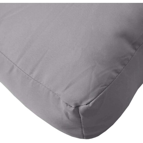 VidaXL Jastuk za palete sivi 70 x 70 x 12 cm od tkanine Slike