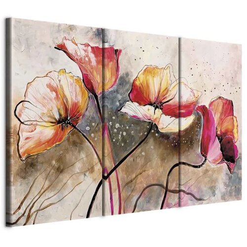  Slika - Poppies lashed by the wind 120x80 Cijene