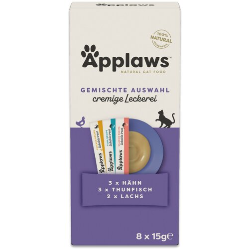  Ekonomično pakiranje Applaws kremasti zalogaj 32 x 15 g - Mje&scaron;ovito pakiranje (3 vrste) Cijene