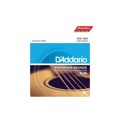  ŽICE ZA AK. GIT. D’ADDARIO EJ16, PH. BR., 12-53 Cijene