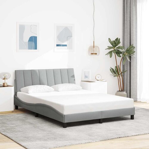 vidaXL Okvir kreveta bez madraca svjetlosivi 120 x 200 cm od tkanine Cijene