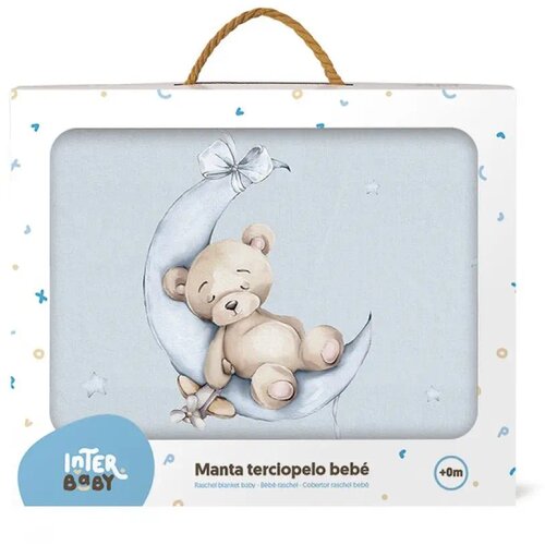 Interbaby Rachel dekica 110x140 Mjesec plava Cijene
