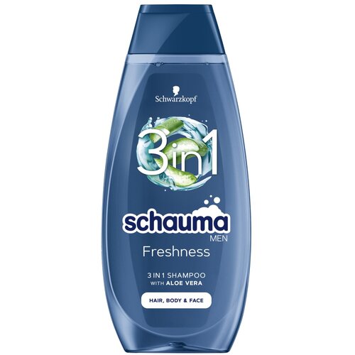 Schauma MEN osvježavajući šampon za lice, tijelo i kosu 400 ml Cene