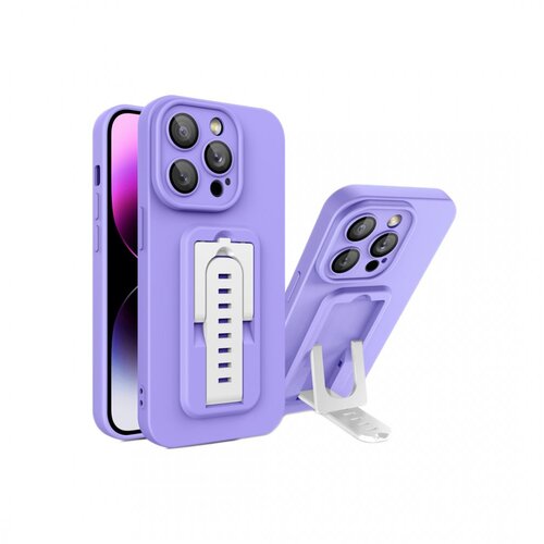  futrola camera glass sa drzacem za samsung A546 galaxy A54 5G lila sa belim Slike
