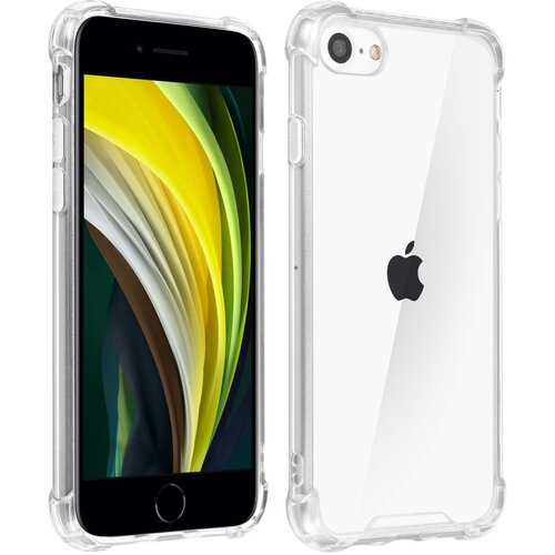 AVIZAR Ovitek za iPhone 7 / 8 Za&amp;scaron;čita s silikonskim gelom Ojačani koti Transparent, (20526996) Slike