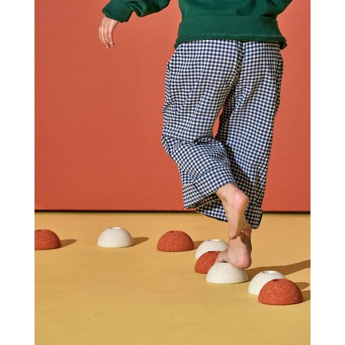 Modu loptica od pjene 10 cm &amp;mdash; Varijacija: Burnt Orange Dusty Green Slike