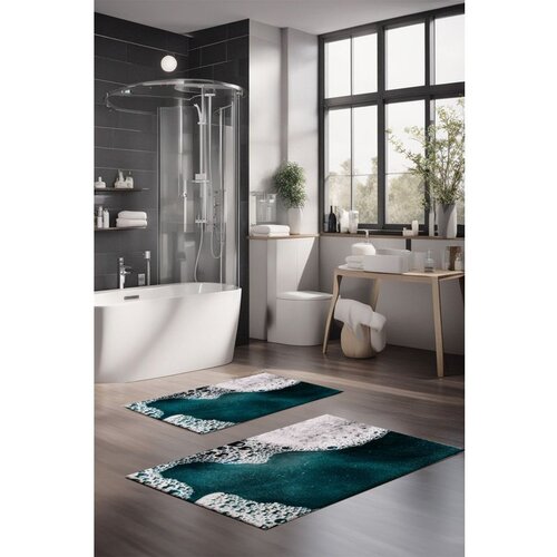  CT-5195 multicolor bathmat set (2 pieces) Cene