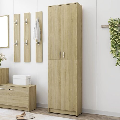 vidaXL Omara za hodnik sonoma hrast 55x25x189 cm iverna plošča Cene