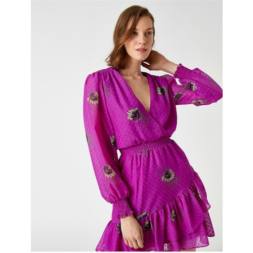 Koton Evening & Prom Dress - Purple - Ruffle both Slike