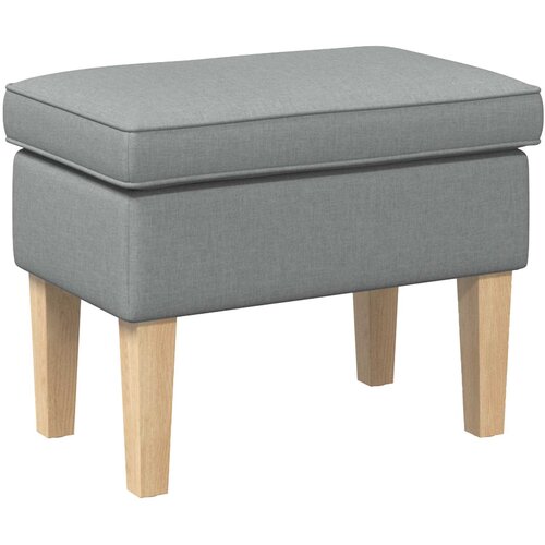  Stolica za noge Svjetlosiva 55 x 35 x 41 cm Tkanina Slike