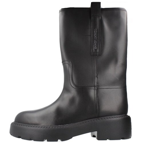 Tommy Jeans Mestni škornji TJW LEATHER MID TUBULAR Črna Cene