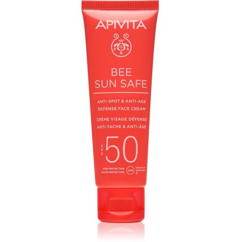 Apivita Bee Sun Safe za&amp;scaron;čitna krema proti staranju kože SPF 50 50 ml Slike