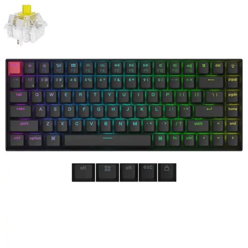 KEYCHRON tastatura K2X-B4 75% banana switch rgb black Cene