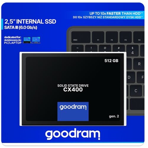 Goodram CX400 gen.2 2.5" 512 GB Serijski ATA III 3D TLC NAND Cene