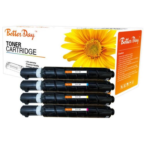 BetterDay Toner C-EXV-49 Y MPS za Canon, 19k, Žuti Cene