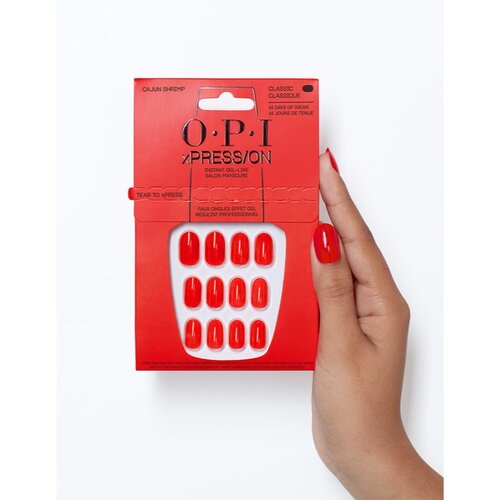 OPI xPRESS/ON umetni nohti Cajun Shrimp 30 kos Slike