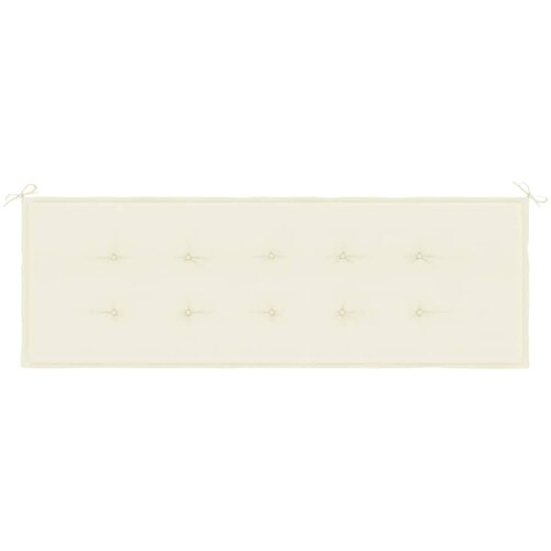  Jastuk za vrtnu klupu krem 150x50x4 cm od tkanine Oxford Slike