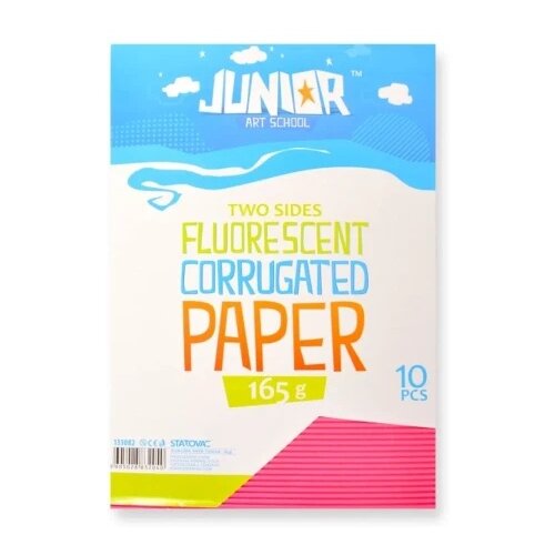 Junior jolly waves karton rebrasti a4 10k - odaberite nijansu neon roze ( 133182 ) Cene