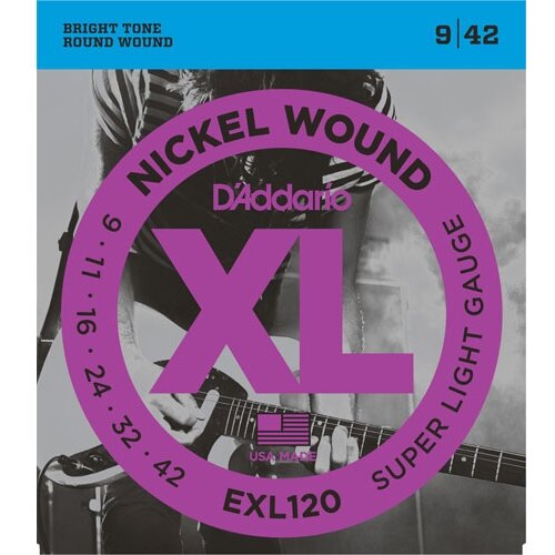 D'Addario EXL120 9-42 žice za električnu gitaru Cijene