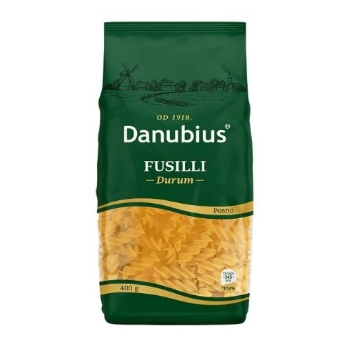 Danubius 100% durum fusilli 400g kesa Cene