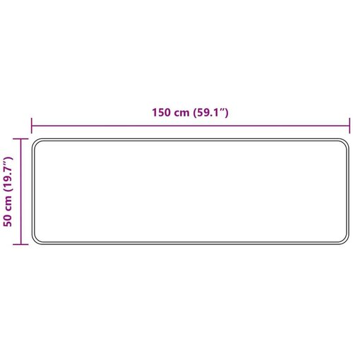  za tepih MARSA Sivi 150 x 50 cm Poliester i PVC - Sivi 50 x 150 cm Slike