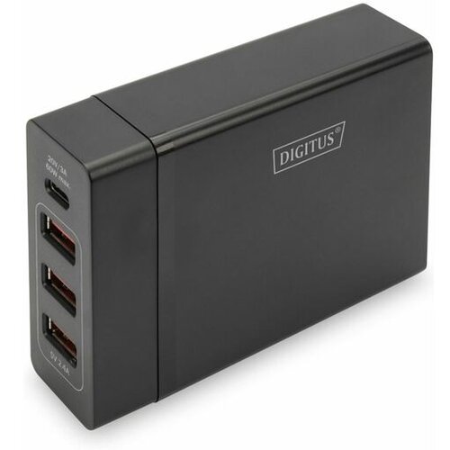 Digitus USB stanica za punjenje 4-Port, 72 W 3+1 DA-10195 Utičnica Izlazna struja maks. 10200 mA 4 x Ženski konektor USB-C Cijene