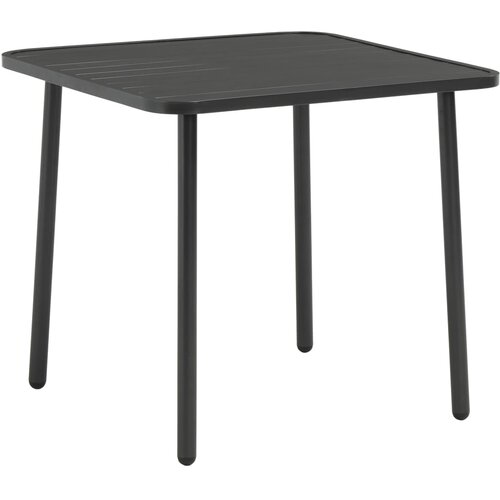 vidaXL Vrtni stol tamno sivi 80 x 80 x 72 cm čelik Cene