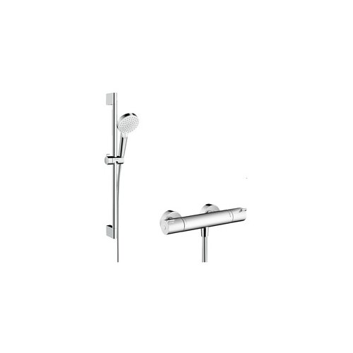 Hansgrohe Crometta ručni tuš set sa Ecostat 1001 CL baterijom (slavinom) termostatskom za tuš 27812400 Cene