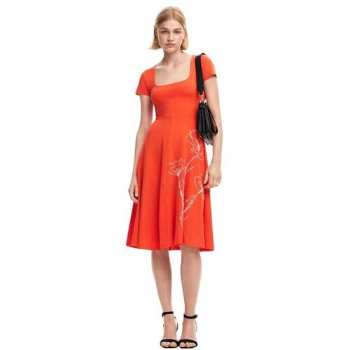 Desigual ženska midi haljina sa cvetnim printom DG25SWVK09-7034 Slike