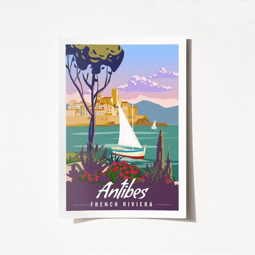 WALLXPERT Poster Antibes-2022, 21x29,7 cm Cene