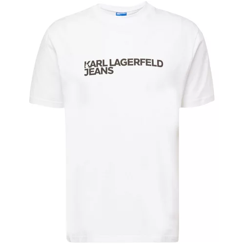 KARL LAGERFELD JEANS Majica crna / bijela