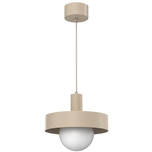  Luster na sajli CANAN 1xE27/15W/230V prečnik 29 cm bež Slike
