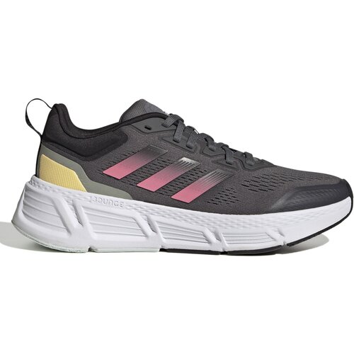 Adidas Tenisice za trčanje 'QUESTAR' pastelno žuta / tamo siva / svijetloroza Cene