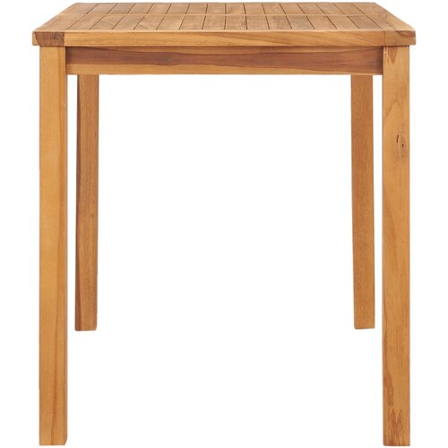  Vrtni blagovaonski stol 120 x 70 x 77 cm od masivne tikovine Slike