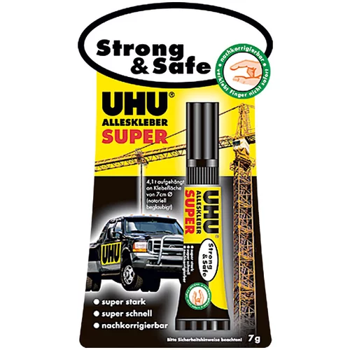 Uhu univerzalno višenamjensko ljepilo super strong & safe (7 g, tuba)