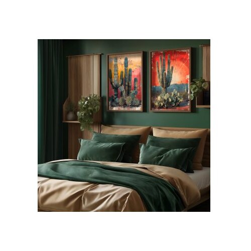 Wallity dekorativna slika HUM114, 50x70x3,5cm, 2 dela Cene