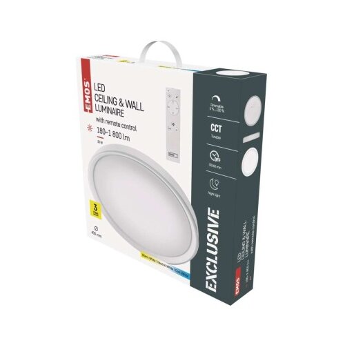  LED stropno svetilo ILVI, okroglo, 30W, zatemnilno, nastavljiva CCT Slike