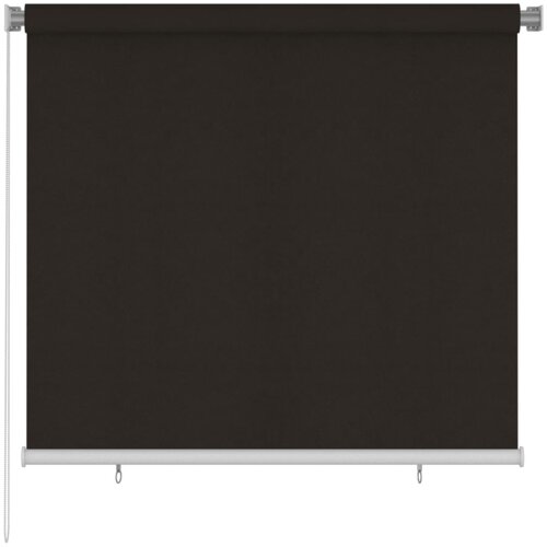 vidaXL Vanjska roleta za zamračivanje 160 x 140 cm smeđa HDPE Cene
