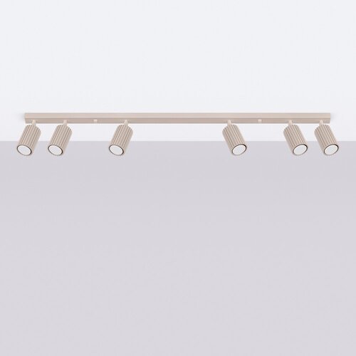 Sollux Sivorjavo kovinsko točkovno svetilo 6,5x117 cm Gleam &amp;ndash; Slike