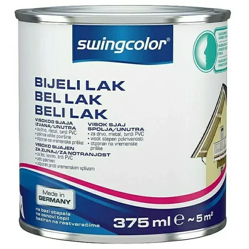 SWINGCOLOR Beli lak Swingcolor (375 ml, visoki sijaj)