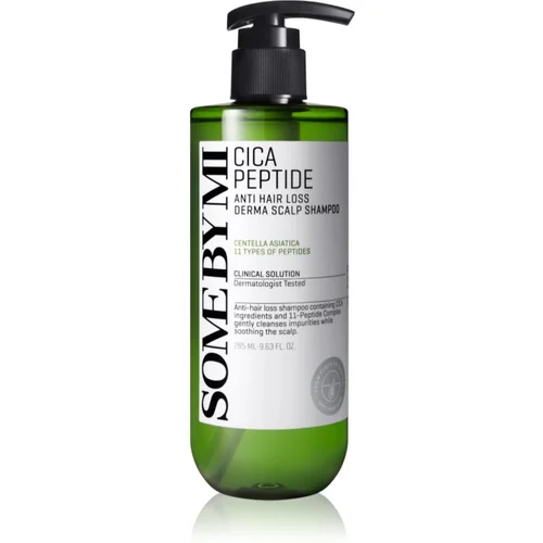 SOMEBYMI Cica Peptide Derma Scalp Shampoo krepilni šampon proti izpadanju las s pomirjajočim učinkom 285 ml