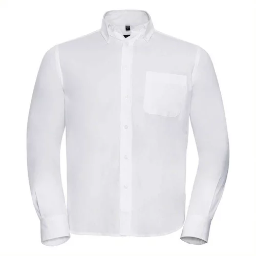 RUSSELL Men's classic long sleeve shirt R916M 100% cotton twill 130g