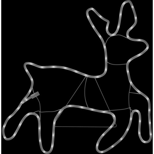  Figura božićnog soba LED 2 kom topla bijela 57 x 55 x 4,5 cm Slike